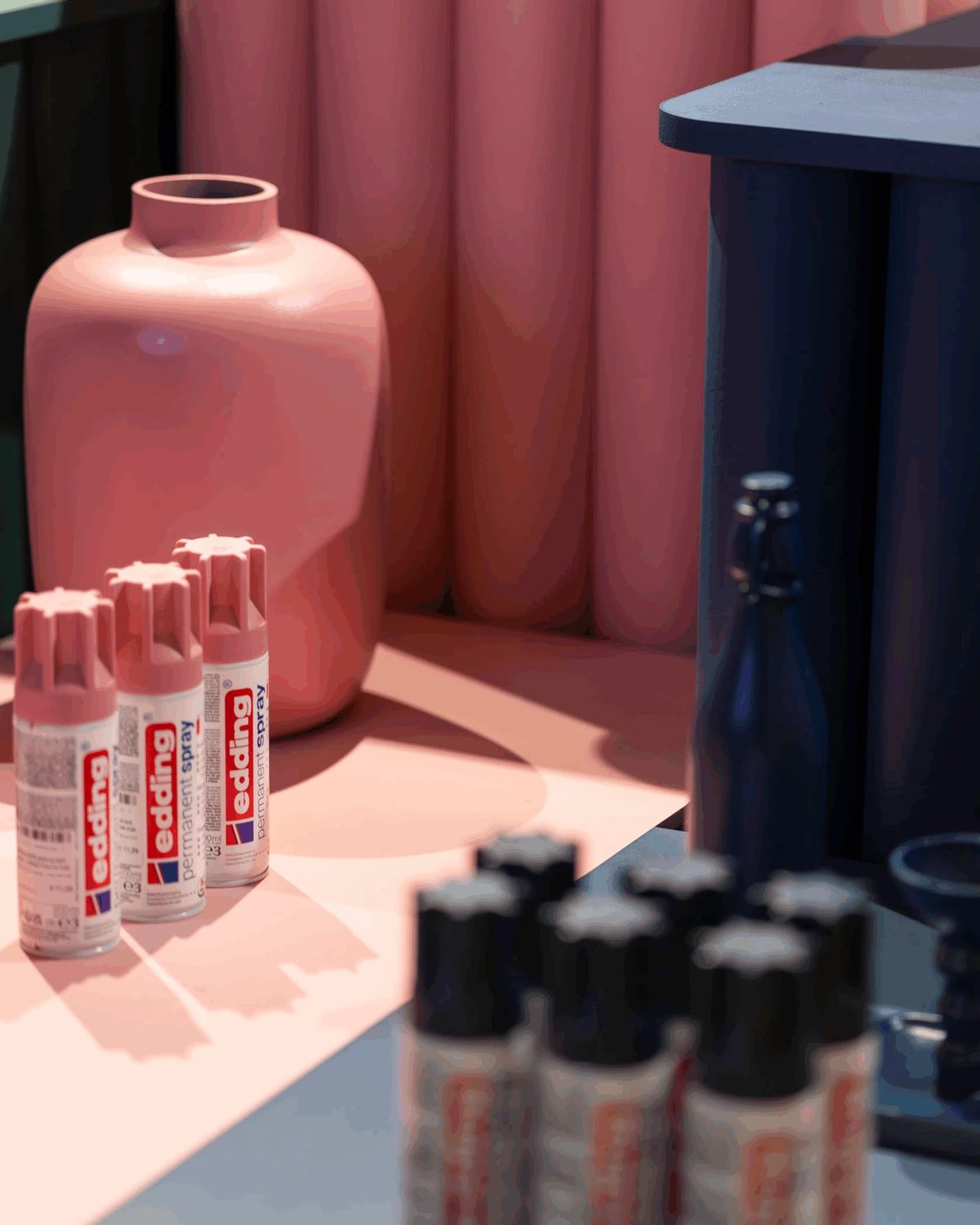 Kleur per kolom, product per plateau