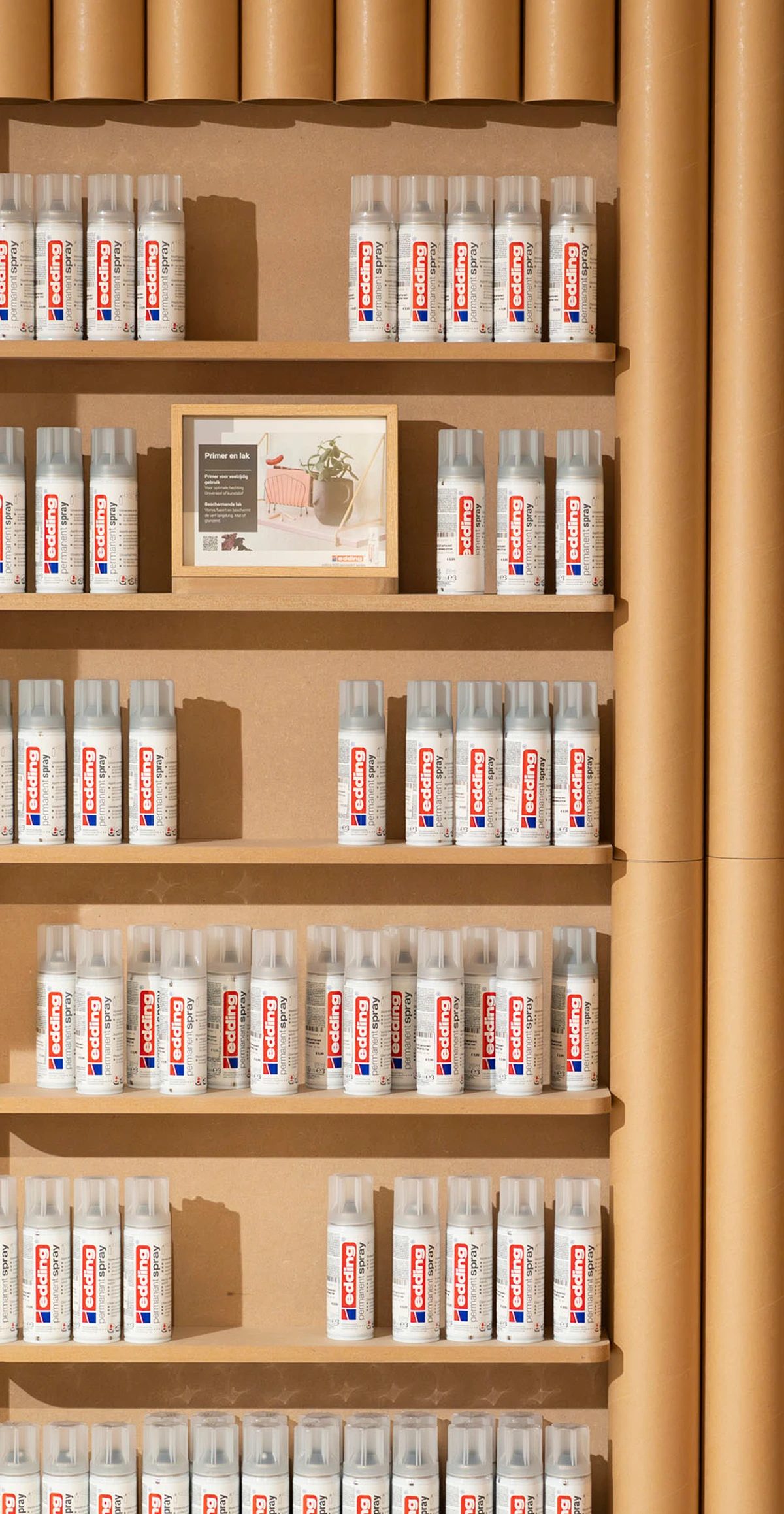 Productwand — het volledige assortiment