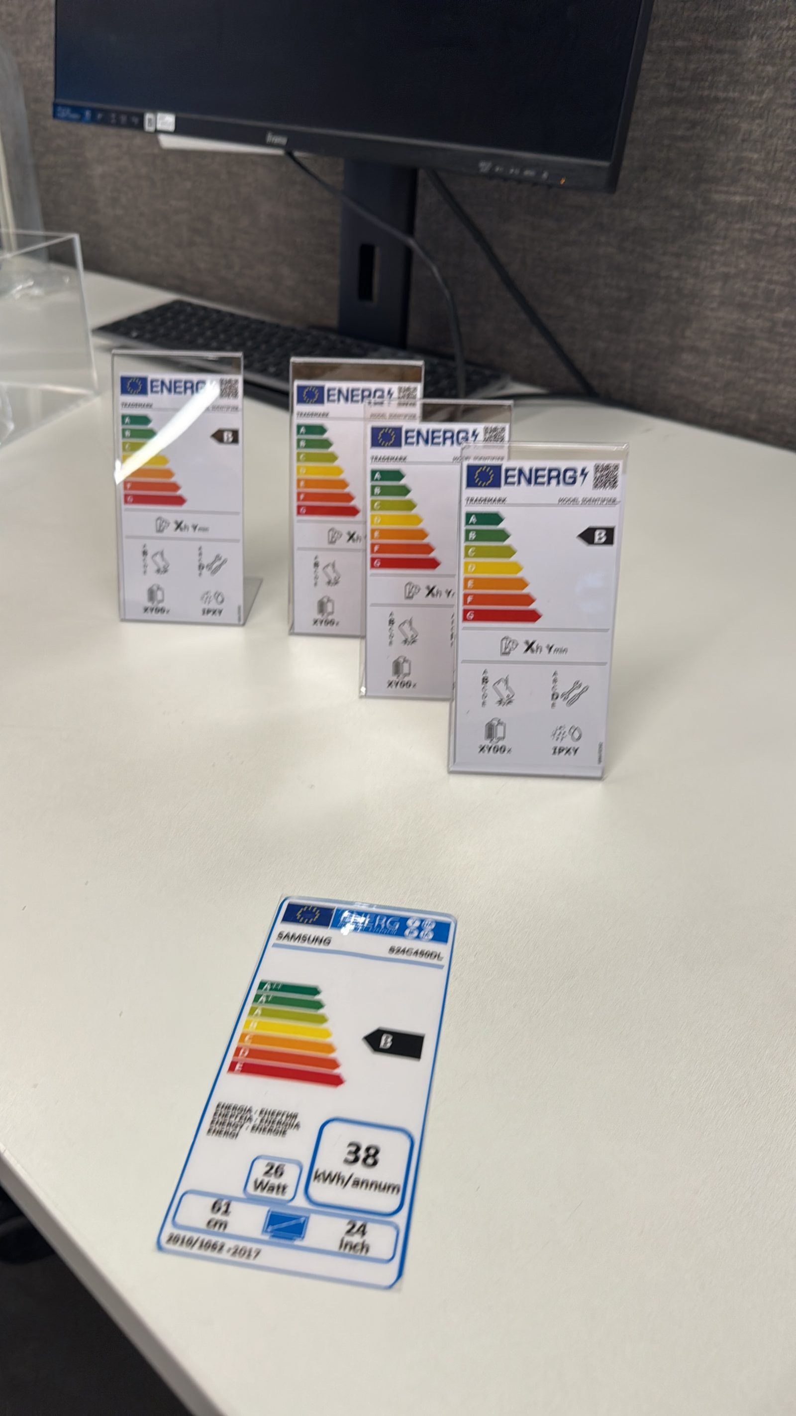 Labelset per locatie voorbereid